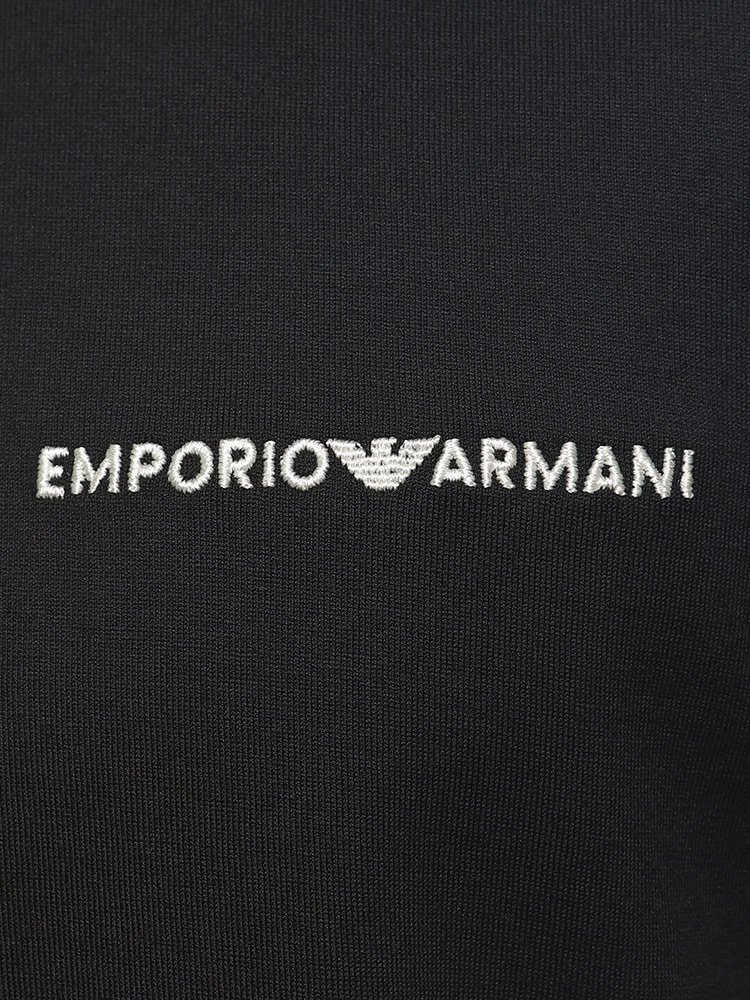 EMPORIO ARMANI (エンポリオアルマーニ) ロゴ刺繍 クルーネック 半袖 T 