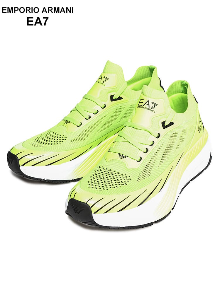 EMPORIO ARMANI EA7  (エンポリオ アルマーニ) Crusher Distance Sonic Knit スニーカー EA7X8X176XK377 ブランド メンズ 男性 シューズ