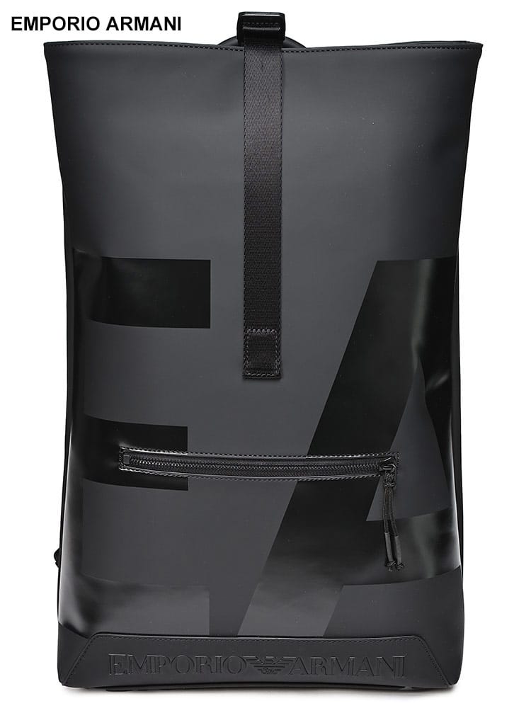 EMPORIO ARMANI (エンポリオ アルマーニ) ラバー仕上げ 背面メッシュ 