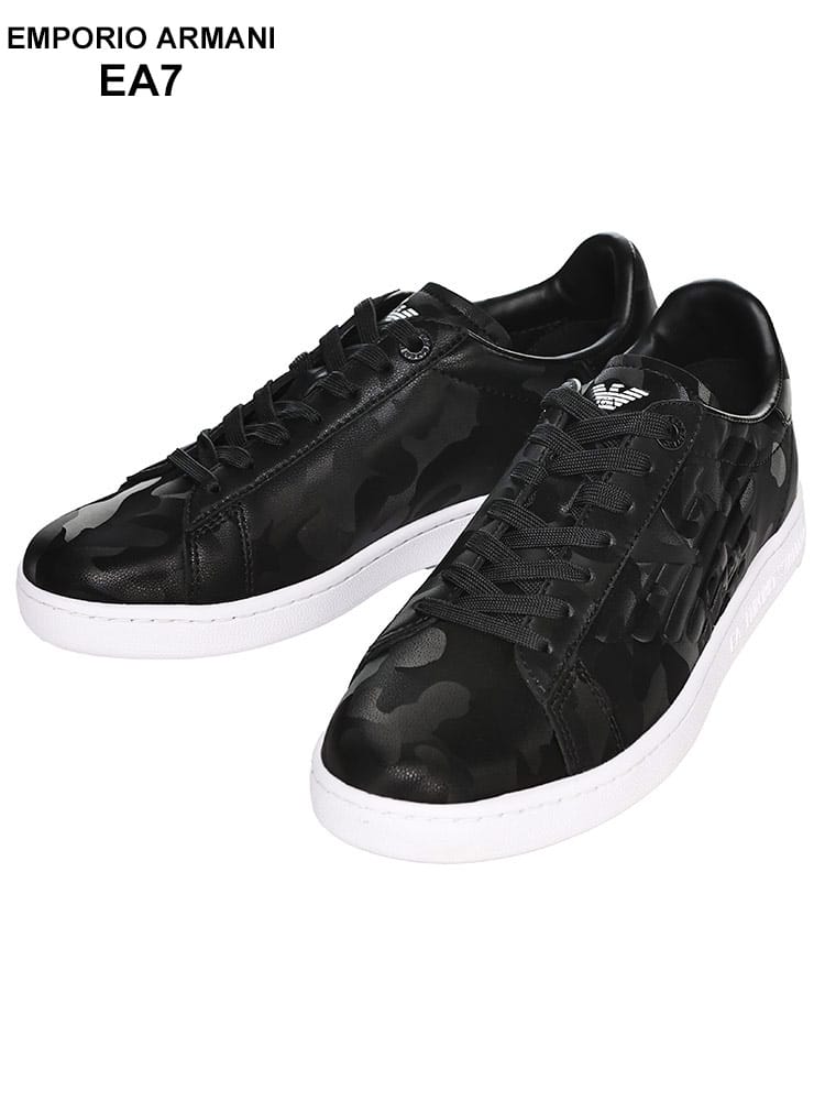 EMPORIO ARMANI EA7 (エンポリオアルマーニ) カモフラージュ柄 ローカット スニーカー Classic