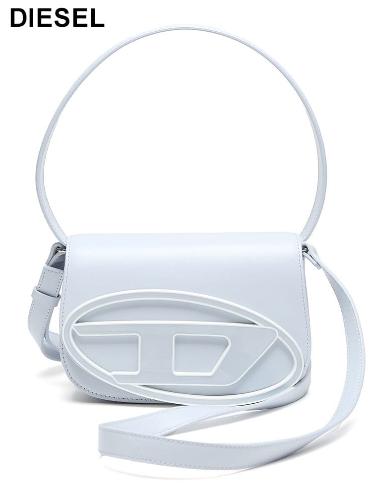 DIESEL (ディーゼル) カーフレザー ロゴ 2WAY ハンドバッグ 1DR M 