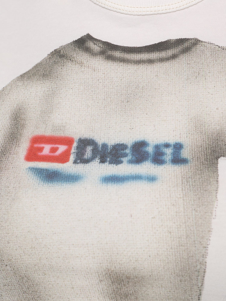 DIESEL (ディーゼル) Tシャツプリント クルーネック 半袖 Tシャツ【サカゼン公式通販】