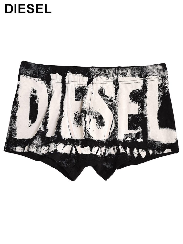 DIESEL (ディーゼル) ストレッチコットン ダメージロゴ 前閉じ ボクサーパンツ DS00CIYK0QIAJ ブランド メンズ 男性 下着
