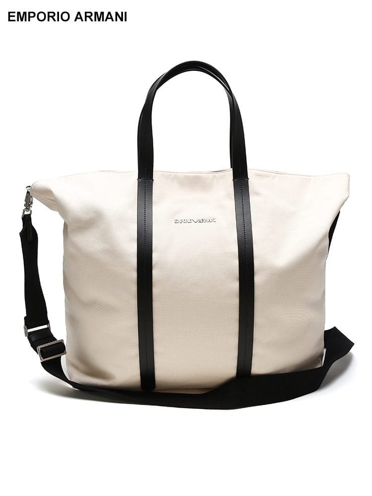 EMPORIO ARMANI (エンポリオアルマーニ) 2WAY キャンバス ロゴ 