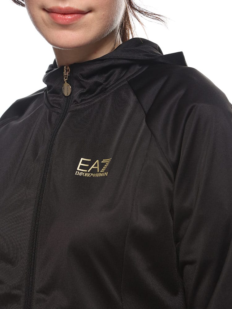 EMPORIO ARMANI EA7 (エンポリオ アルマーニ) ラメプリント フルジップ 