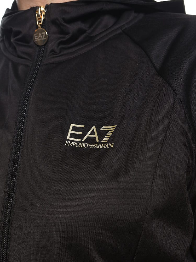 EMPORIO ARMANI EA7 (エンポリオ アルマーニ) ラメプリント フルジップ 