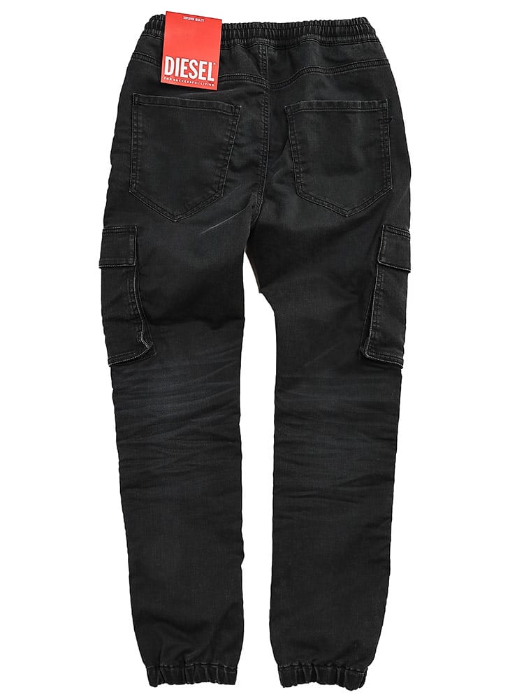 DIESEL (ディーゼル) ストレッチ カーゴポケット ジョグジーンズ D 