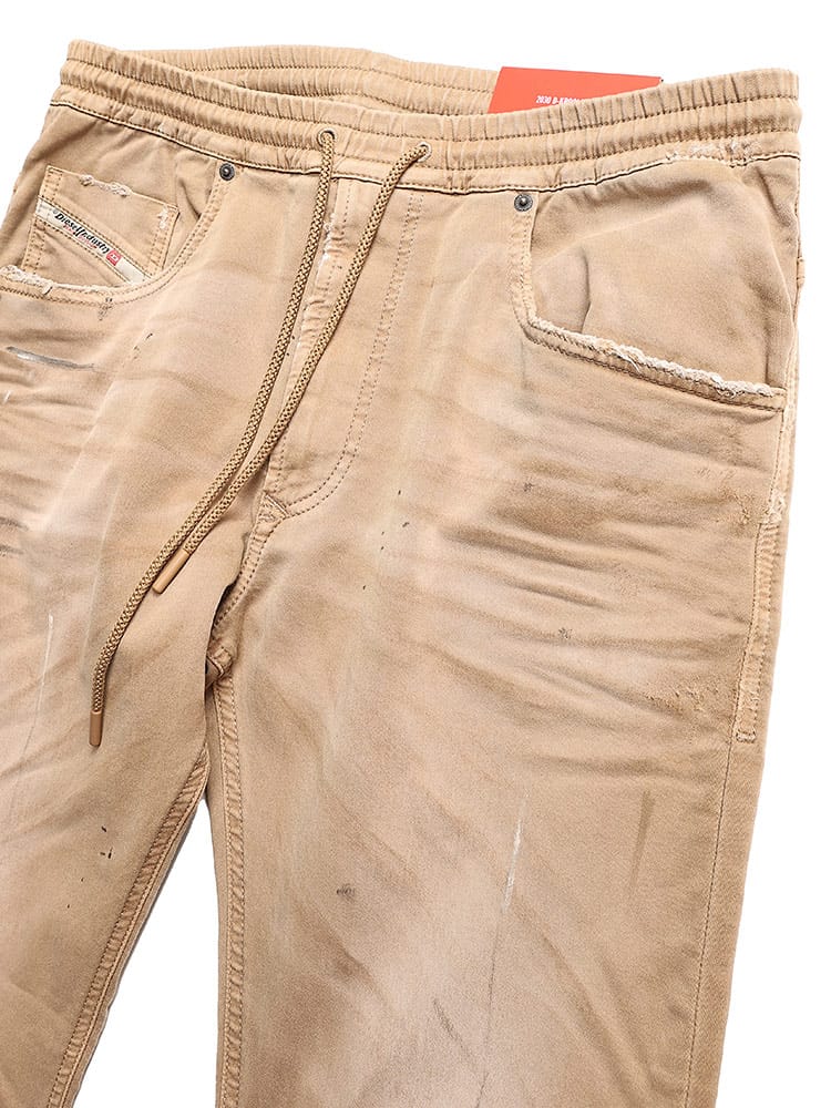 DIESEL (ディーゼル) カラーウォッシュ ダメージ加工 テーパード 