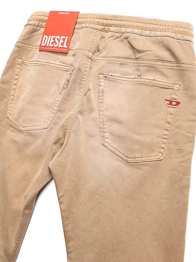DIESEL (ディーゼル) カラーウォッシュ ダメージ加工 テーパード 