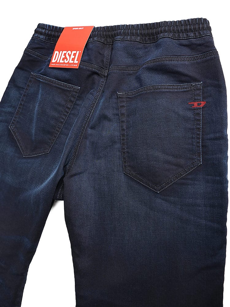 DIESEL (ディーゼル) ウォッシュ加工 D刺繍 ジップフライ ジョグ 