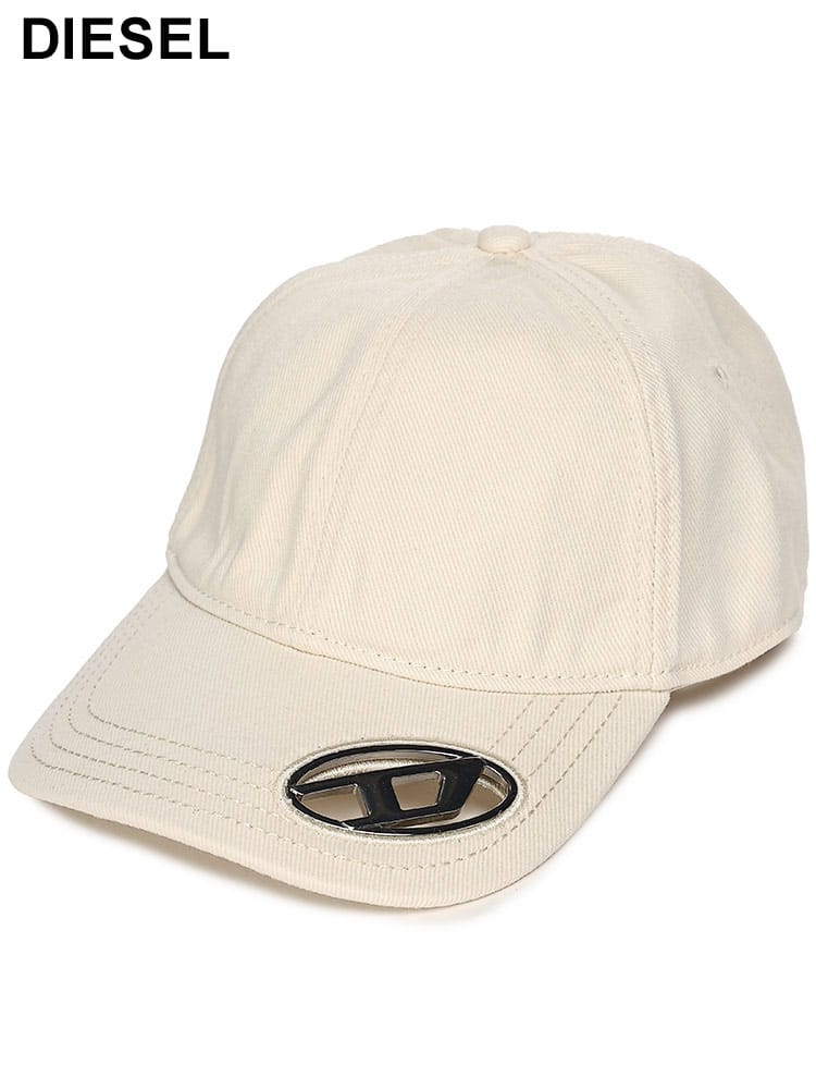 DIESEL (ディーゼル) オーバルDロゴ メタルプレート キャップ DSA113570PFAA メンズ