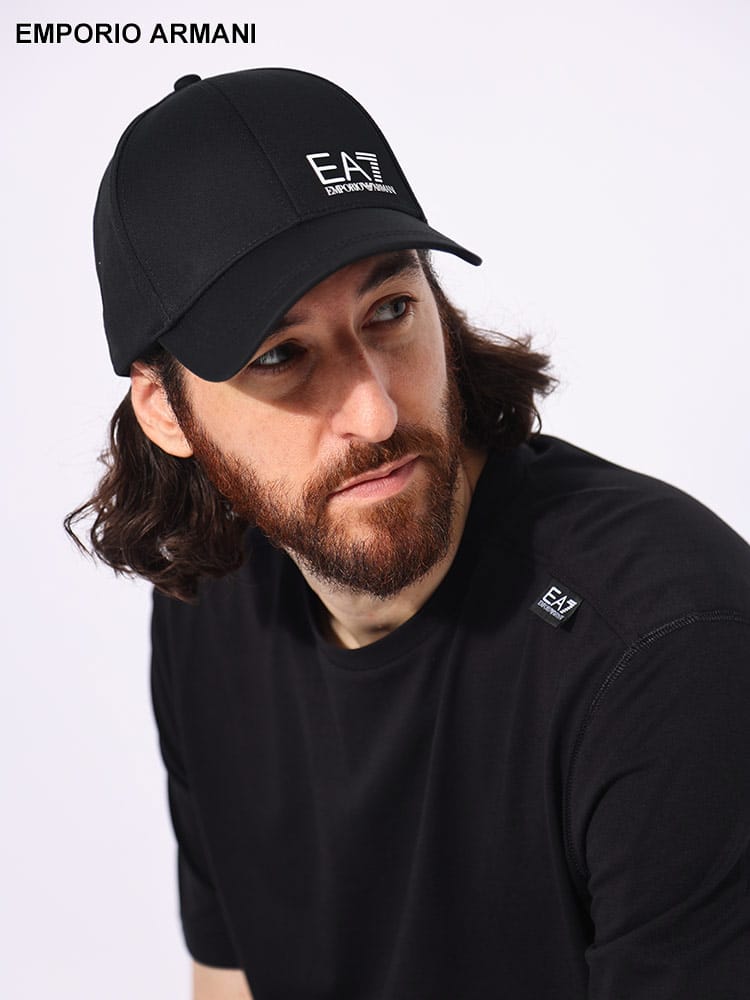 EMPORIO ARMANI (エンポリオアルマーニ) EA7ロゴ ベースボースキャップ EA77X05AF11989 メンズ