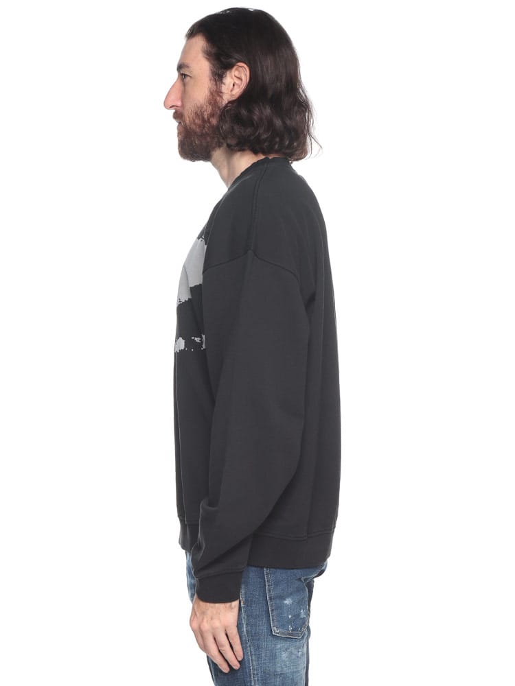 DIESEL (ディーゼル) フロッキーオーバルD クルーネック トレーナー 