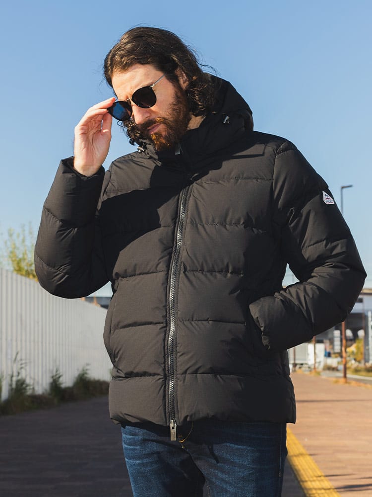 PYRENEX (ピレネックス) フード着脱 ショートダウンジャケット SPOUTNIC MINI RIPSTOP 2 PNHMW012 メンズ