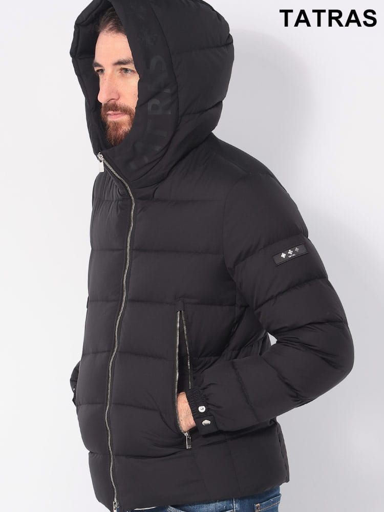 TATRAS (タトラス) フードロゴ マット素材 ショートダウンジャケット CASSIMASO TRCASSIMASO4 メンズ