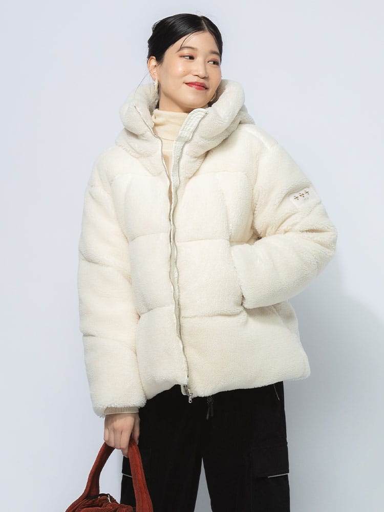 TATRAS (タトラス) フード フルジップ ダウン ボアジャケット TRLDAESIA4 レディース