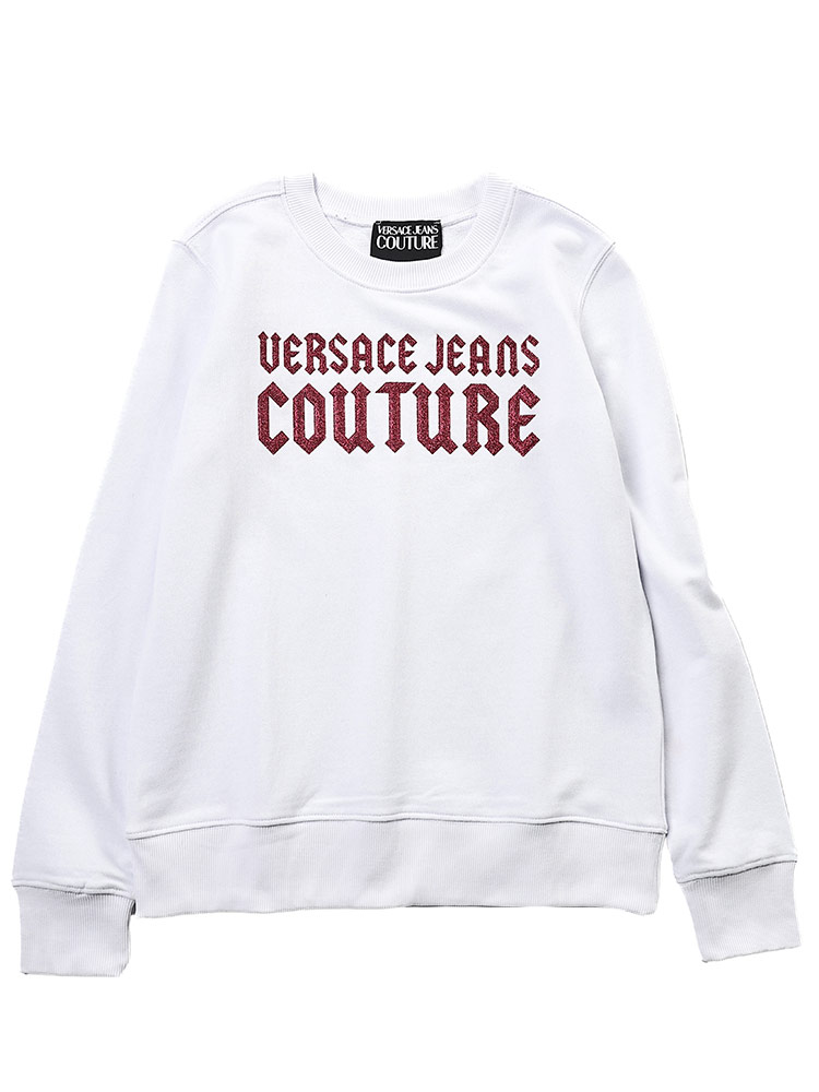 VERSACE JEANS COUTURE (ヴェルサーチェ ジーンズ クチュール) ゴシックロゴ クルーネック トレー【サカゼン公式通販】