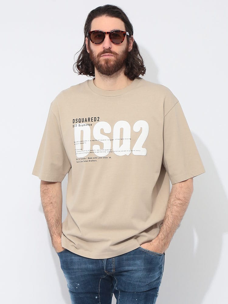 DSQUARED2 (ディースクエアード) DSQ2 プリント クルーネック 半袖 Tシャツ D2GD1412D20033 メンズ