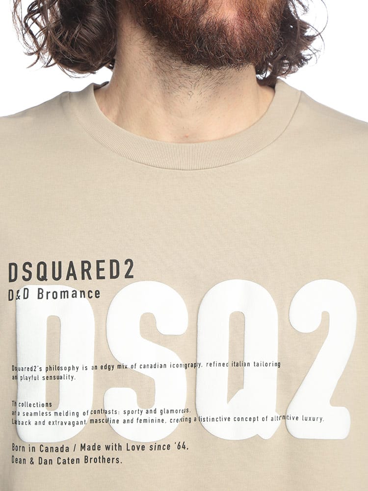 DSQUARED2 スウェット M (INT) ベージュ DSQUARED2 ディースクエアード 