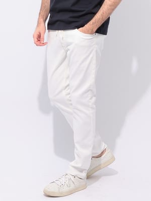 DIESEL (ディーゼル) ウエストコード テーパード JOGGホワイトジーンズ 2030 d-krooley DSA14847068HX メンズ