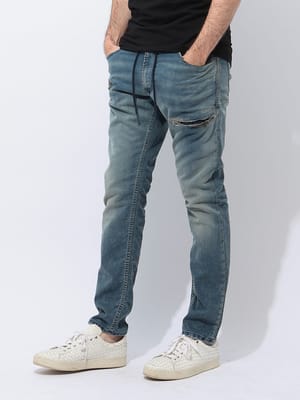 DIESEL (ディーゼル) ウエストコード ジップフライ JOGG ジーンズ D 
