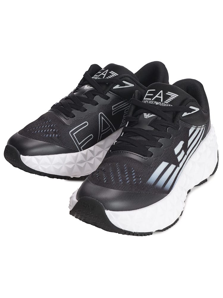 EMPORIO ARMANI (エンポリオアルマーニ) ロゴ レースアップ スニーカー KOMBAT EA7LX8X239XK432 レディース