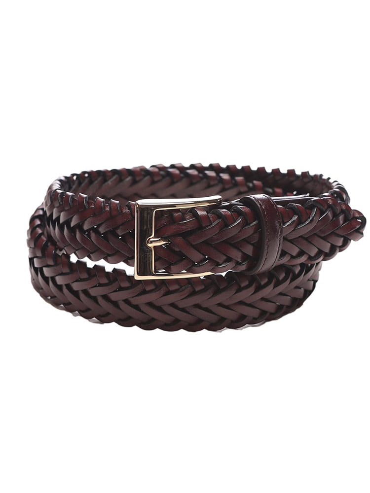 LARDINI (ラルディーニ) レザー メッシュ ベルト LDCNT6164072 メンズ