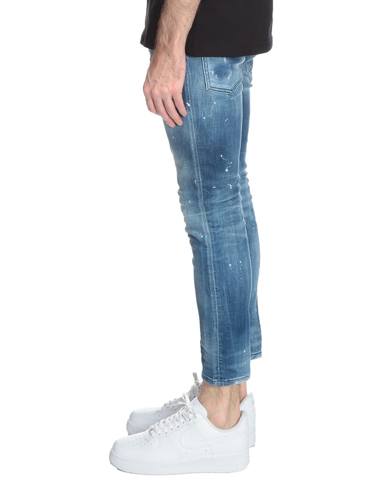 DSQUARED2 (ディースクエアード) ダメージ ボタンフライ ジーンズ