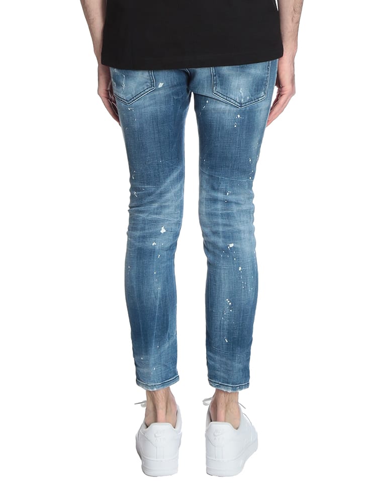 DSQUARED2 (ディースクエアード) ダメージ ボタンフライ ジーンズ