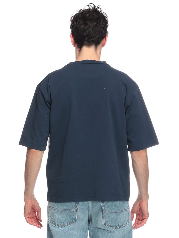 DSQUARED2 (ディースクエアード) ダメージ クルーネック 半袖 Tシャツ 