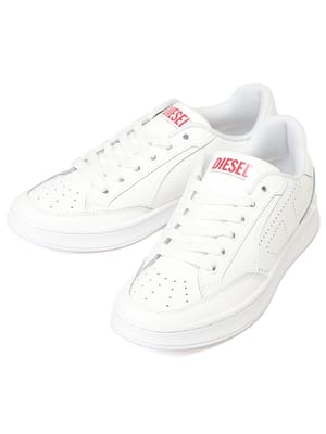 DIESEL (ディーゼル) レザー パンチングロゴ スニーカー s-dakota low DSY03595P0476 メンズ
