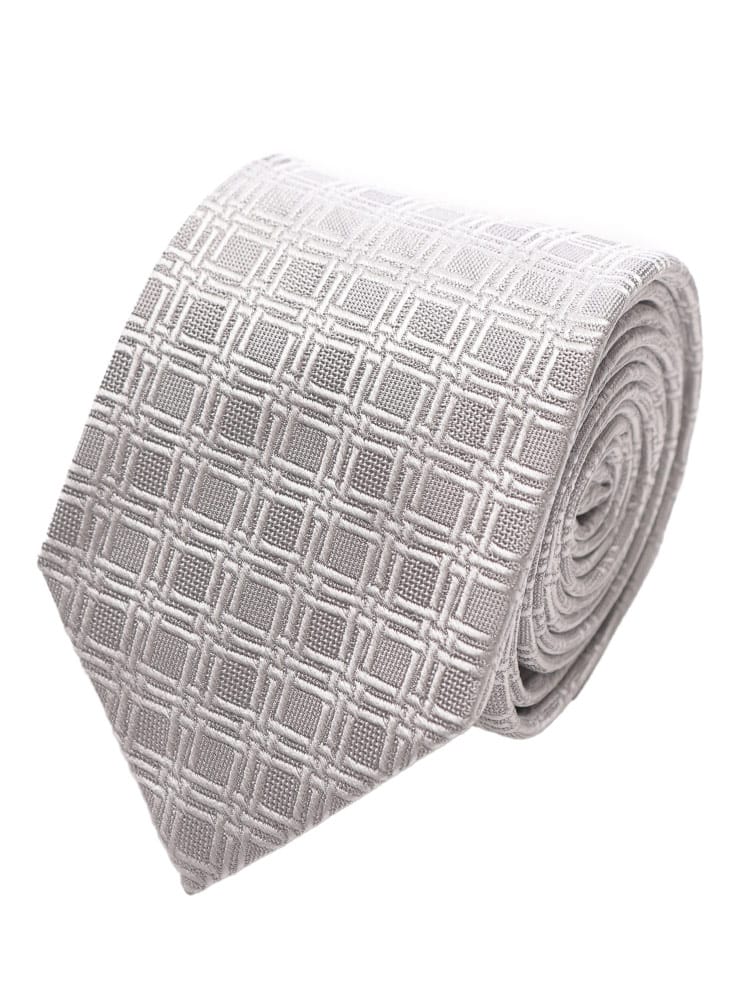 EMPORIO ARMANI (エンポリオアルマーニ) シルク100％ 格子柄 ネクタイ メンズ