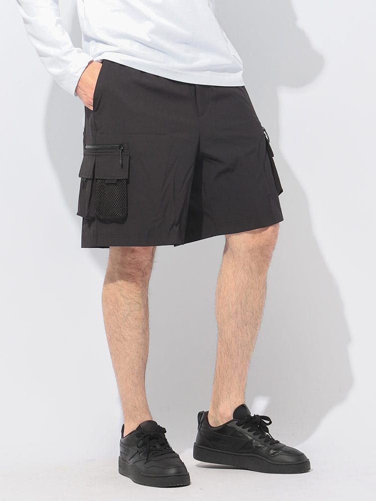 EMPORIO ARMANI (エンポリオアルマーニ) ギアカーゴ ウエストベルト ショートパンツ メンズ
