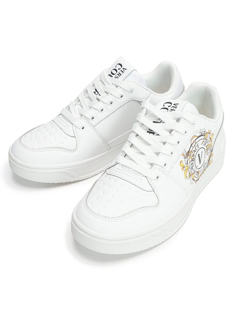 VERSACE JEANS COUTURE (ヴェルサーチェ ジーンズ クチュール) スターライト ロゴ クチュール ローカット スニーカー メンズ