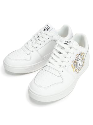 VERSACE JEANS COUTURE (ヴェルサーチェ ジーンズ クチュール) スターライト ロゴ クチュール ローカット スニーカー メンズ