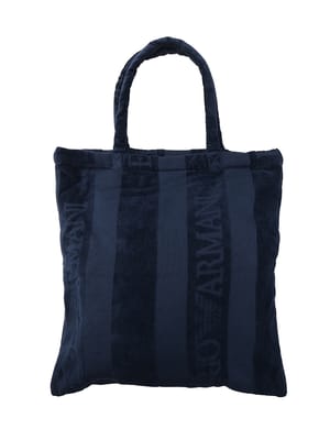 EMPORIO ARMANI (エンポリオアルマーニ) ロゴ ストライプ トートバッグ EASEX17AF12357 メンズ