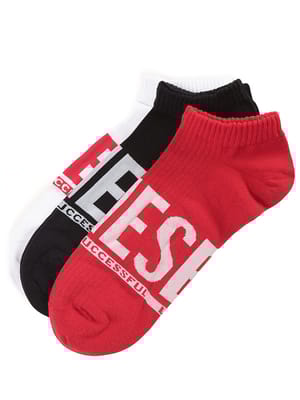 DIESEL (ディーゼル) スニーカーソックス 3足セット DS00SI8H0EGBH メンズ