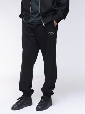 DIESEL (ディーゼル) メタルオーバルD 裏パイル コットン スウェットパンツ DSA194170BMBJ メンズ 