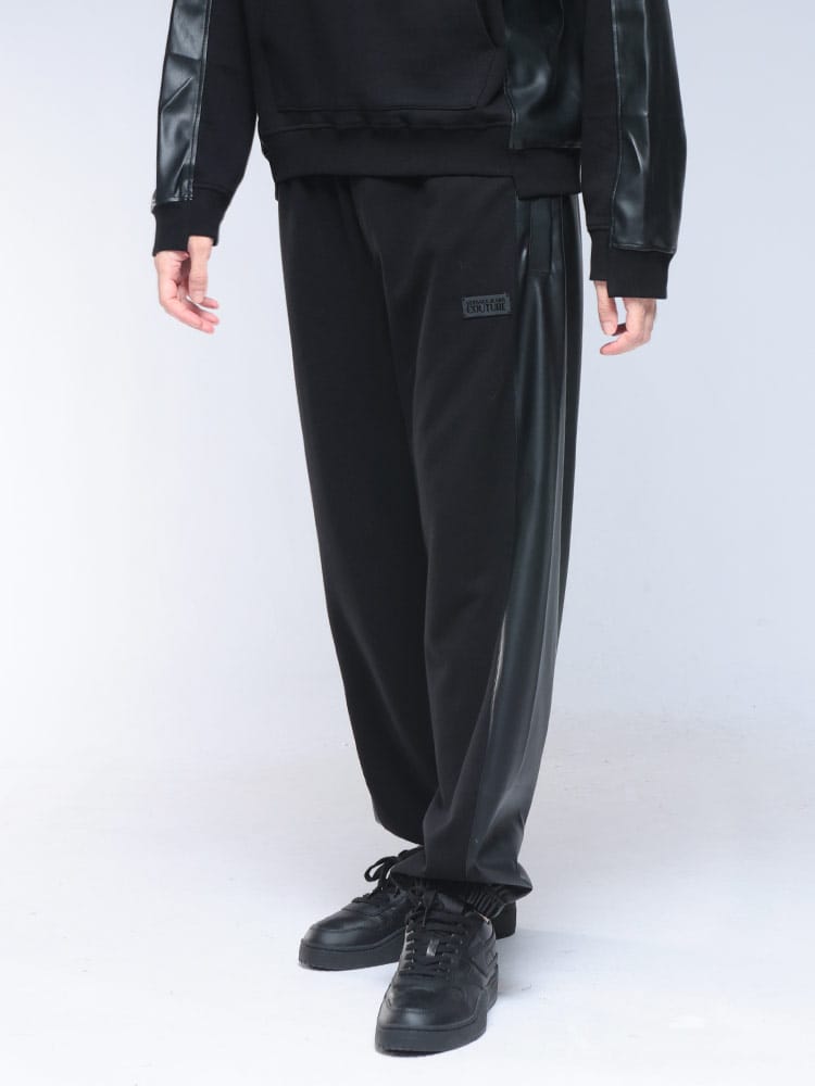VERSACE JEANS COUTURE (ヴェルサーチェ ジーンズ クチュール) 異素材切り替え スウェットパンツ VC79GAA322 メンズ