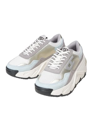 DIESEL (ディーゼル) スエード メッシュ ロゴ スニーカー SAVANNAH DSLY03565P8451 レディース