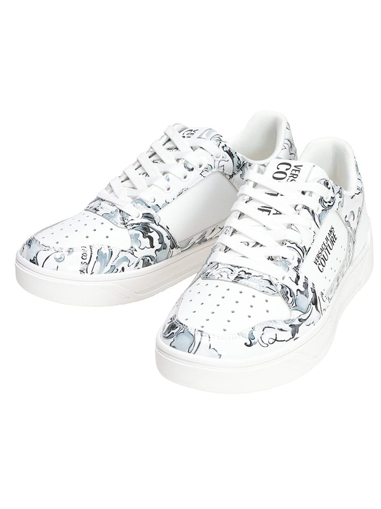 VERSACE JEANS COUTURE (ヴェルサーチェ ジーンズ クチュール) ロゴ プリント レースアップ スニーカー VC79YA3SJ4 メンズ