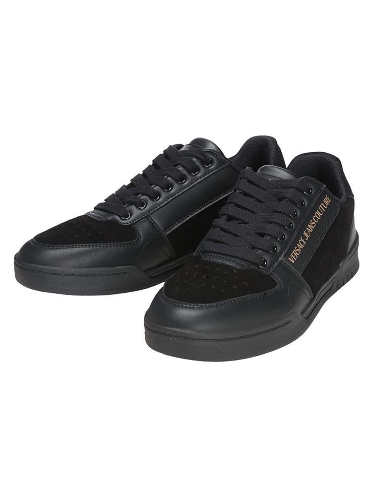 VERSACE JEANS COUTURE (ヴェルサーチェ ジーンズ クチュール) ブルックリン レザー×スエード スニーカー VC79YA3SD4 メンズ