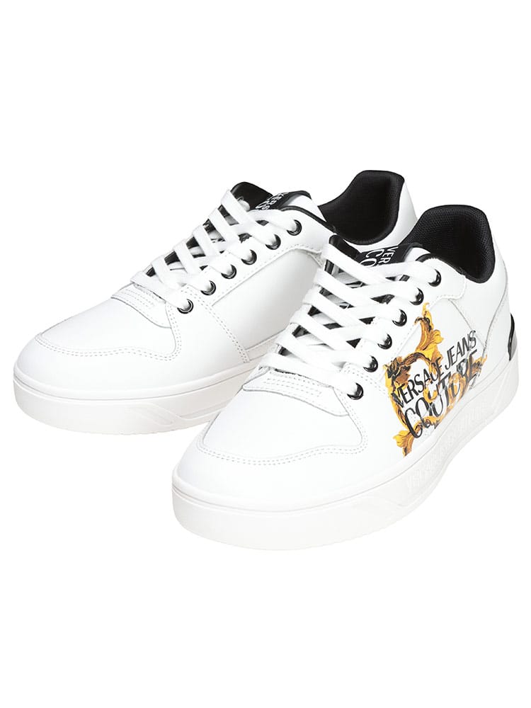 VERSACE JEANS COUTURE (ヴェルサーチェ ジーンズ クチュール) バロッコプリント レースアップ スニーカー VC79YA3SJ5 メンズ