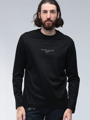 LOEWE (ロエベ) ワンポイントロゴ ポケット 長袖 Tシャツ LEH526Y24J04 