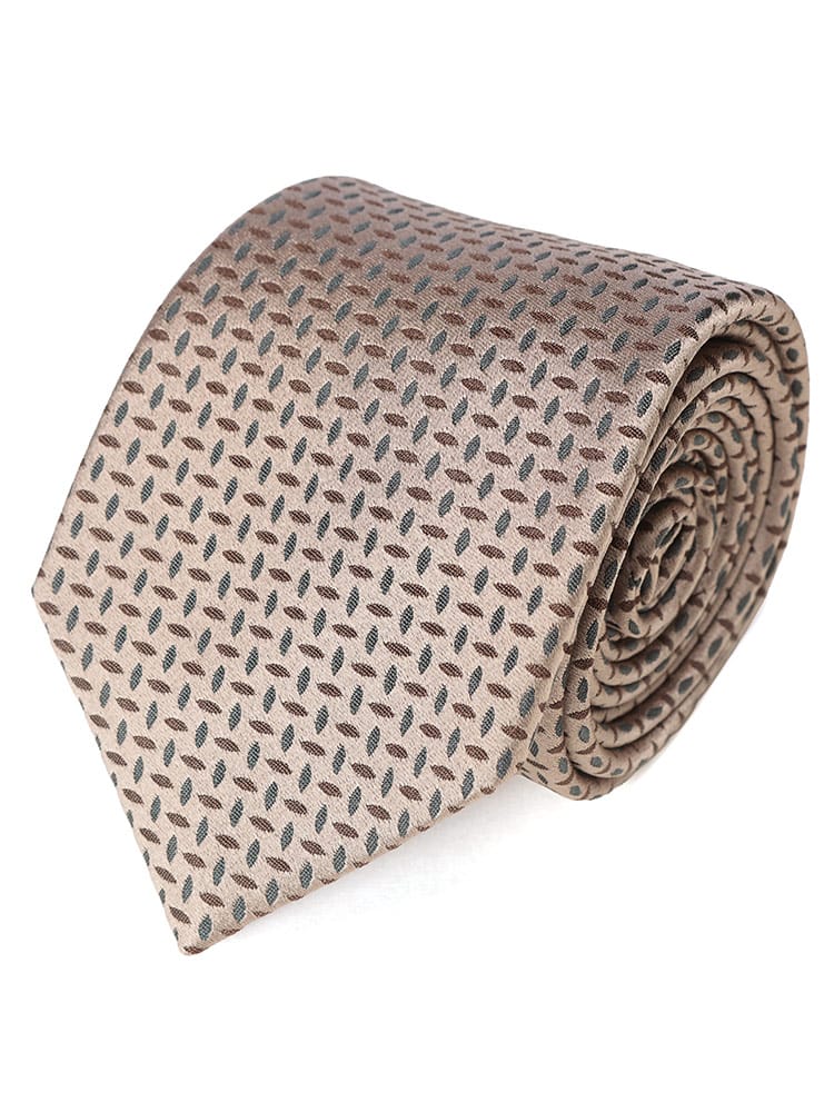 EMPORIO ARMANI (エンポリオアルマーニ) シルク100％ バスケット柄 ネクタイ EA1344TE16540 メンズ