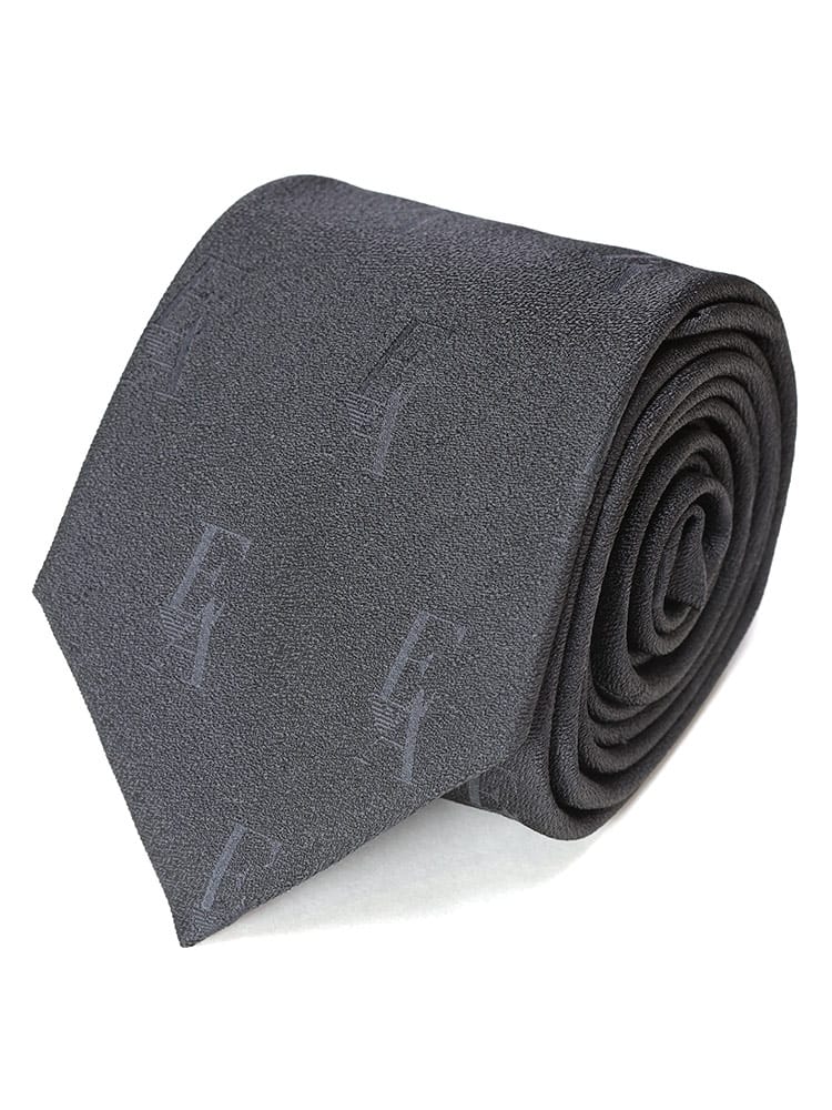 EMPORIO ARMANI (エンポリオアルマーニ) シルク100％ EAロゴ柄 ネクタイ EA1344TE16547 メンズ