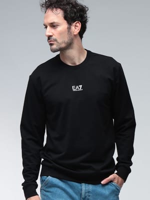 EMPORIO ARMANI (エンポリオアルマーニ) EA7 ミニロゴ クルーネック トレーナー EA78NPM30PJVRZ メンズ