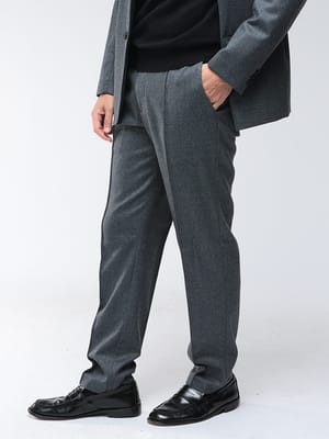 EMPORIO ARMANI (エンポリオアルマーニ) ストレッチウールツイル セットアップ パンツ スラックス EAEM3669AF18507 メンズ