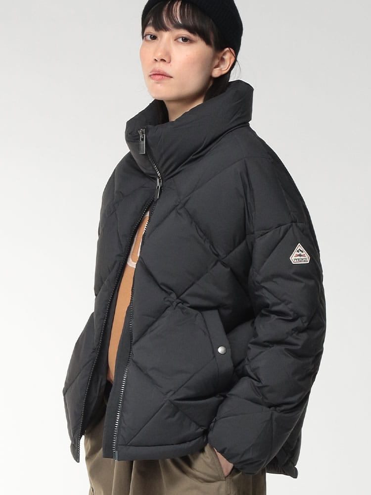 PYRENEX (ピレネックス) スタンド キルティング フルジップ ダウンジャケット ADELE アデル PNLHWY009 レディース