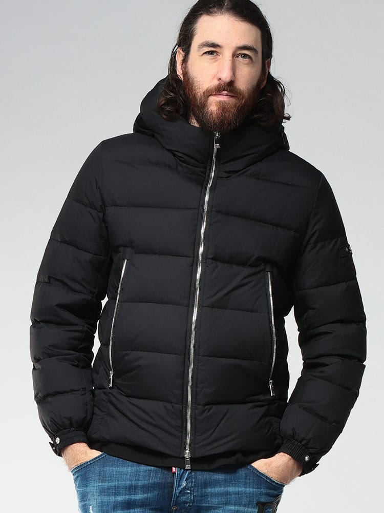 TATRAS (タトラス) フードジップロゴ フルジップ ダウンジャケット TRCIZIO5 メンズ